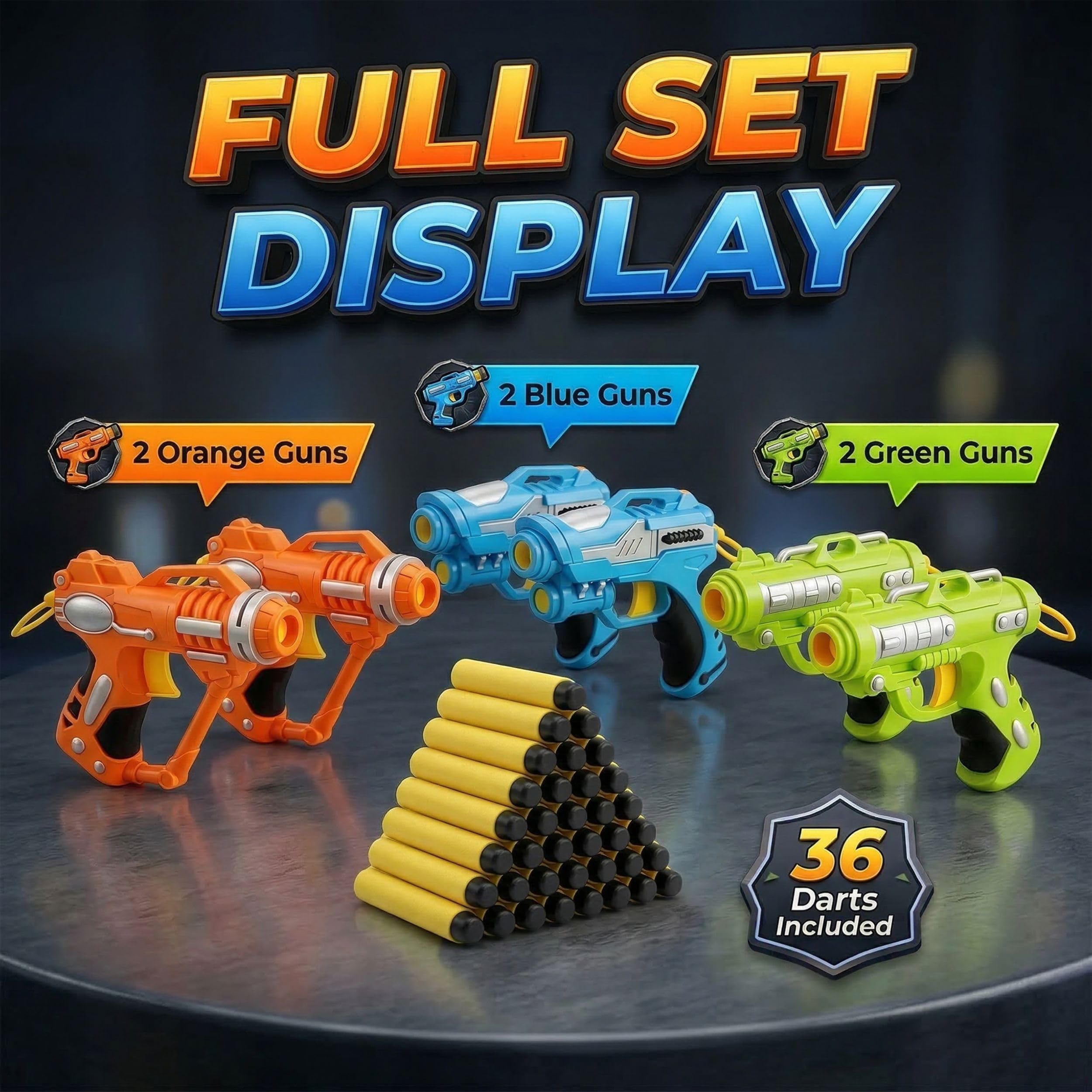 Liberty Imports mini foam darts included for instant play and compatibility.