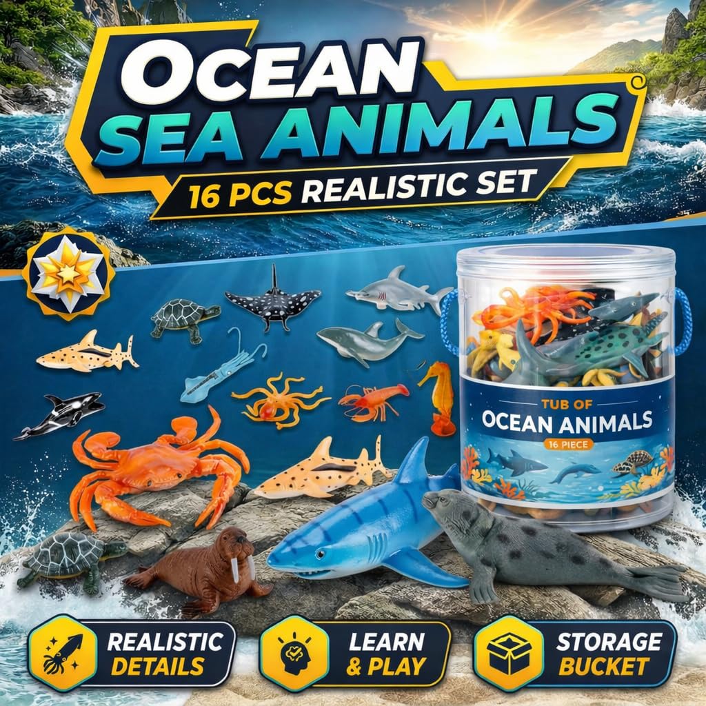 Liberty Imports octopus figure soft plastic for flexible pretend sea explorations.