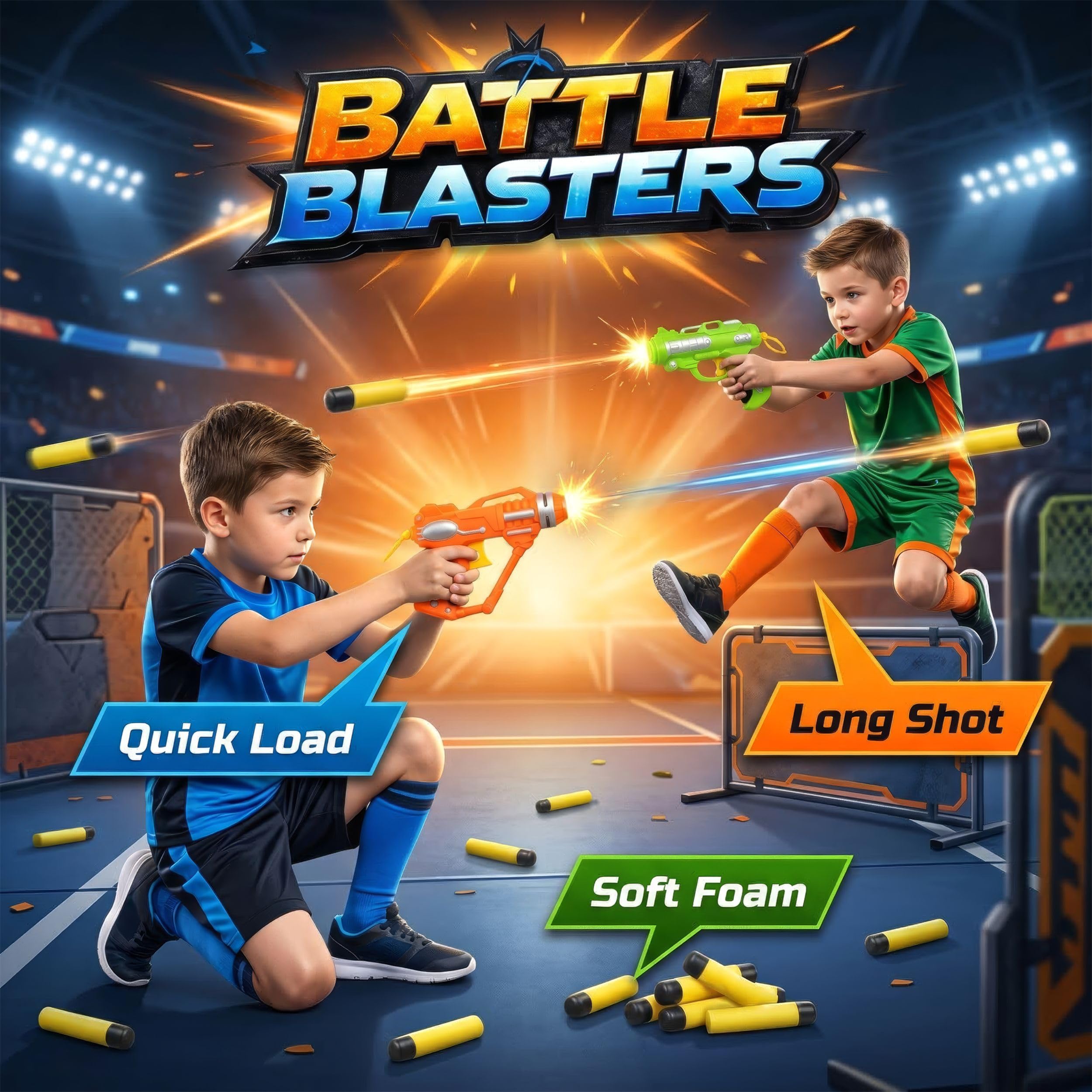 Liberty Imports 6-pack blasters ideal for party favors and group play.
