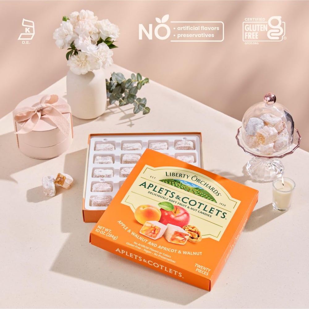 Liberty Orchards vegan candies feature plant-based ingredients for a mindful snack.