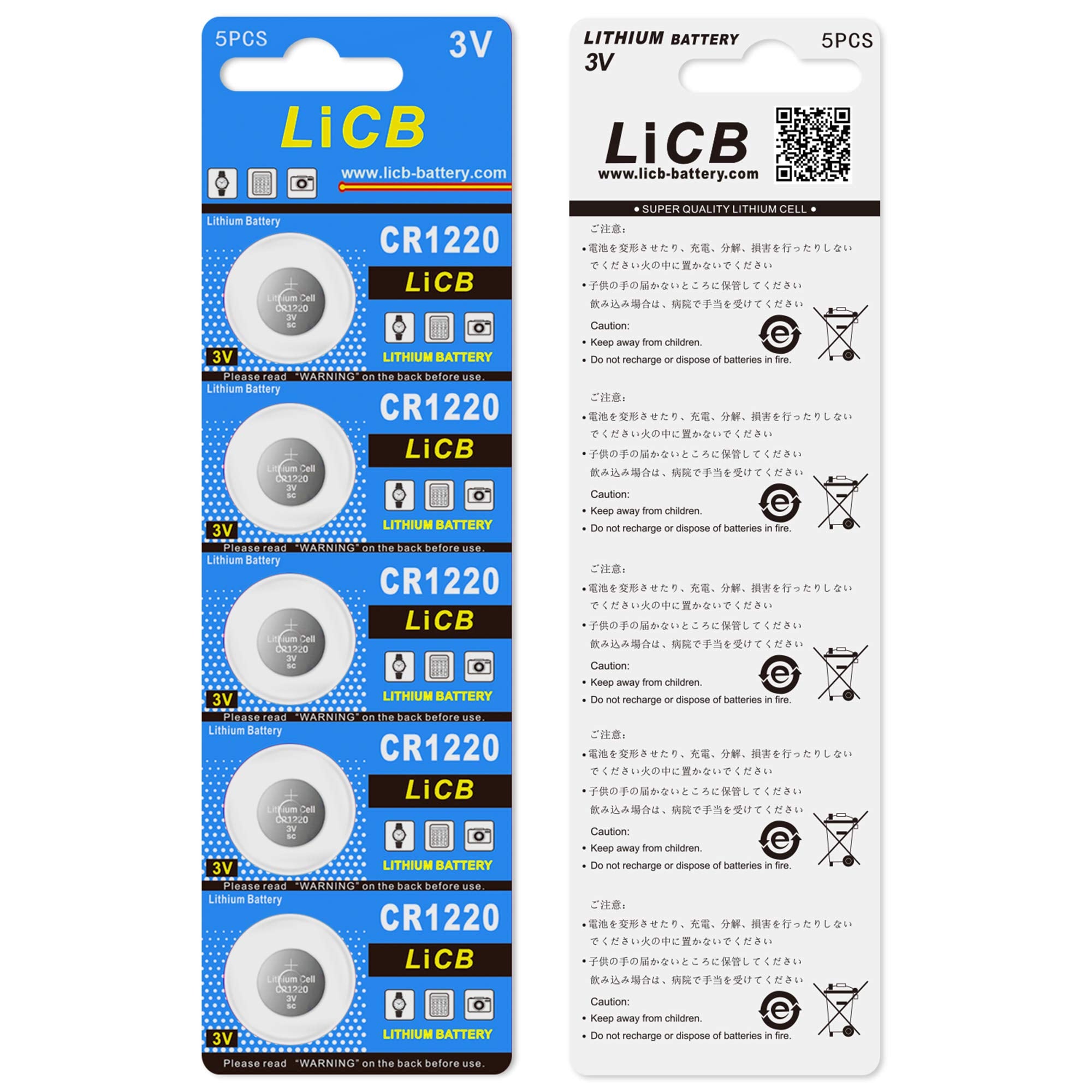 LiCB CR1220 calculator usage illustrates dependable power on the go.