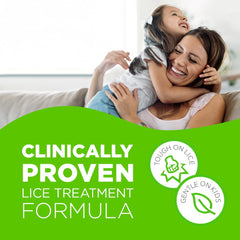 Lice Clinics of America no-mess applicator enables precise, easy application.