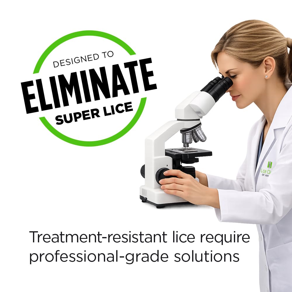 Lice Clinics of America pear blossom scented gel for a pleasant experience.