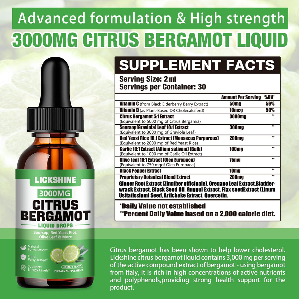 Lickshine citrus bergamot liquid drops pour demonstrates quick absorption.