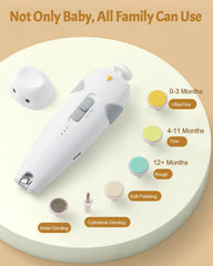 Lictin six grinding heads for newborns to adults.