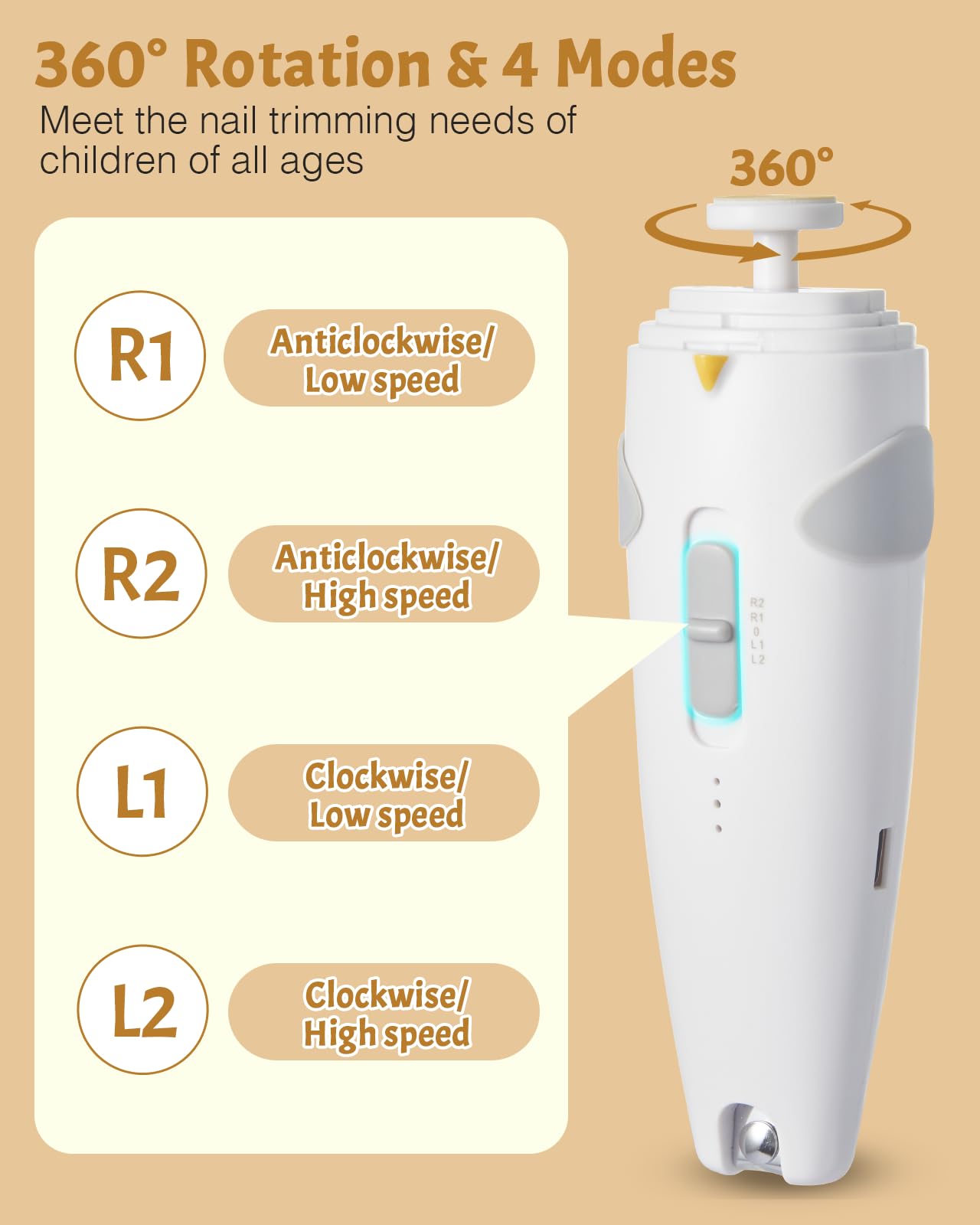 Lictin ultra-quiet operation supports calm nail sessions.