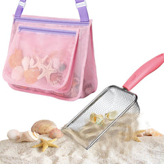 LIDAGO beach mesh shovel with shell-filtering design for kids