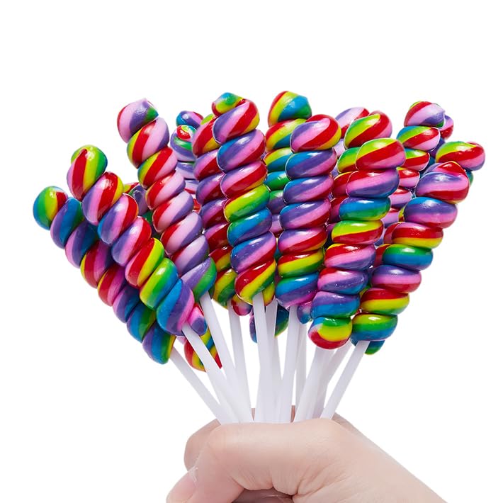 LIDATREE Rainbow Lollipops packaging close-up for dust protection and freshness.