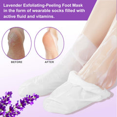 Liefiet lavender fluid exfoliant works to smooth the skin.