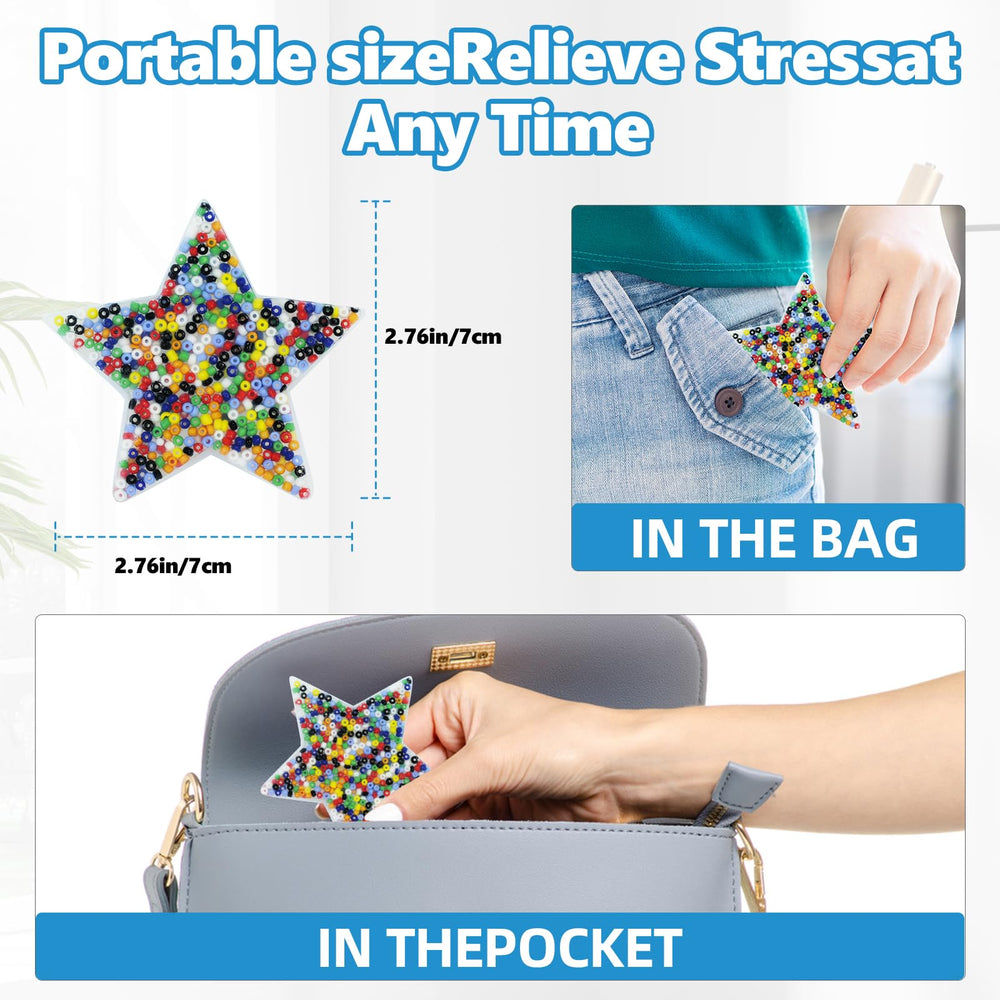 Liesedada picky pad letter beads add visual texture for engaging tasks and focus.