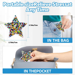 Liesedada picky pad letter beads add visual texture for engaging tasks and focus.