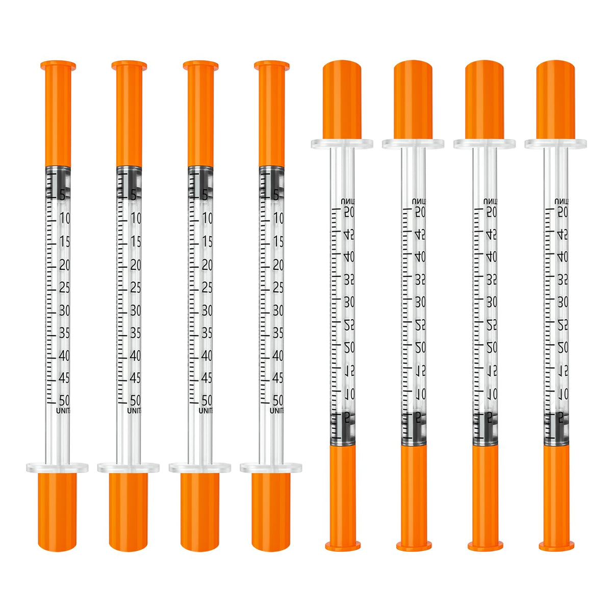 LIESY 0.5 mL syringe barrel with clear markings for precise dosing.