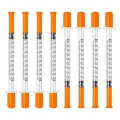 LIESY 0.5 mL syringe barrel with clear markings for precise dosing.