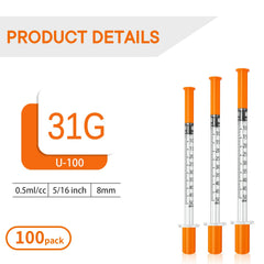 LIESY syringe set shown individually wrapped for clean single-use storage.