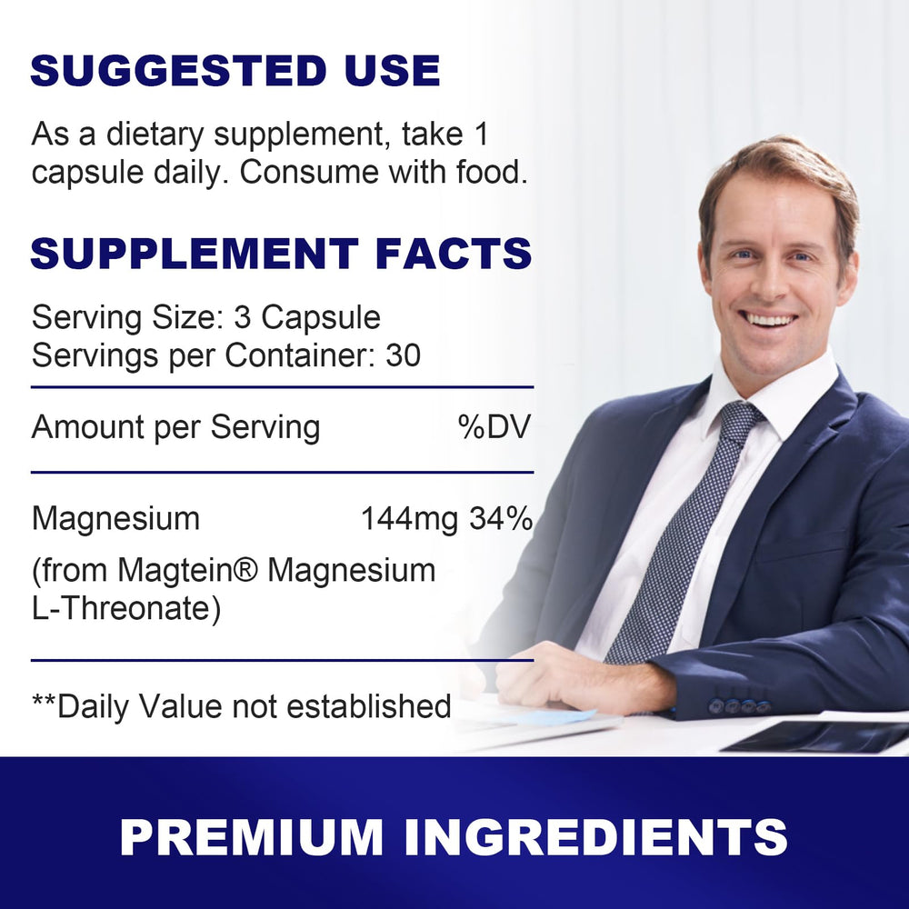 Life Capx Magtein capsules close-up shows capsule texture for cognitive focus.