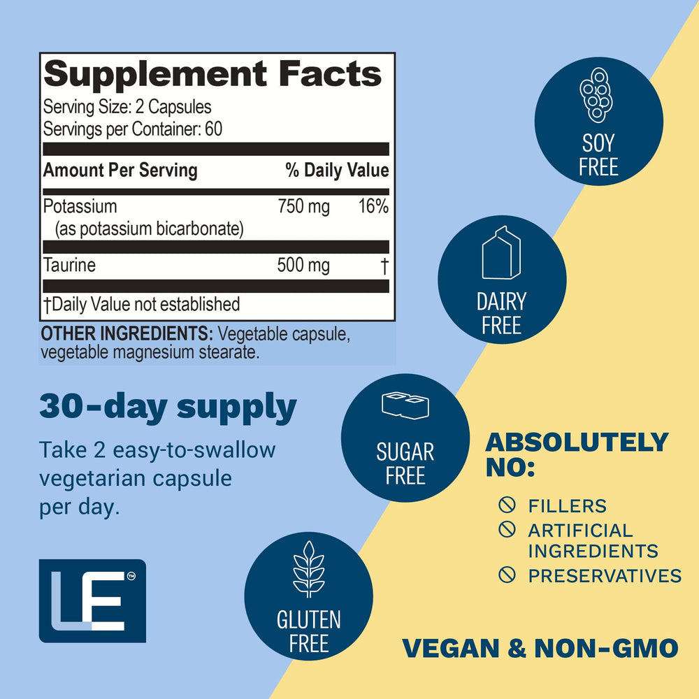 Life Enhancement Cardio serving size image emphasizing 60 servings.