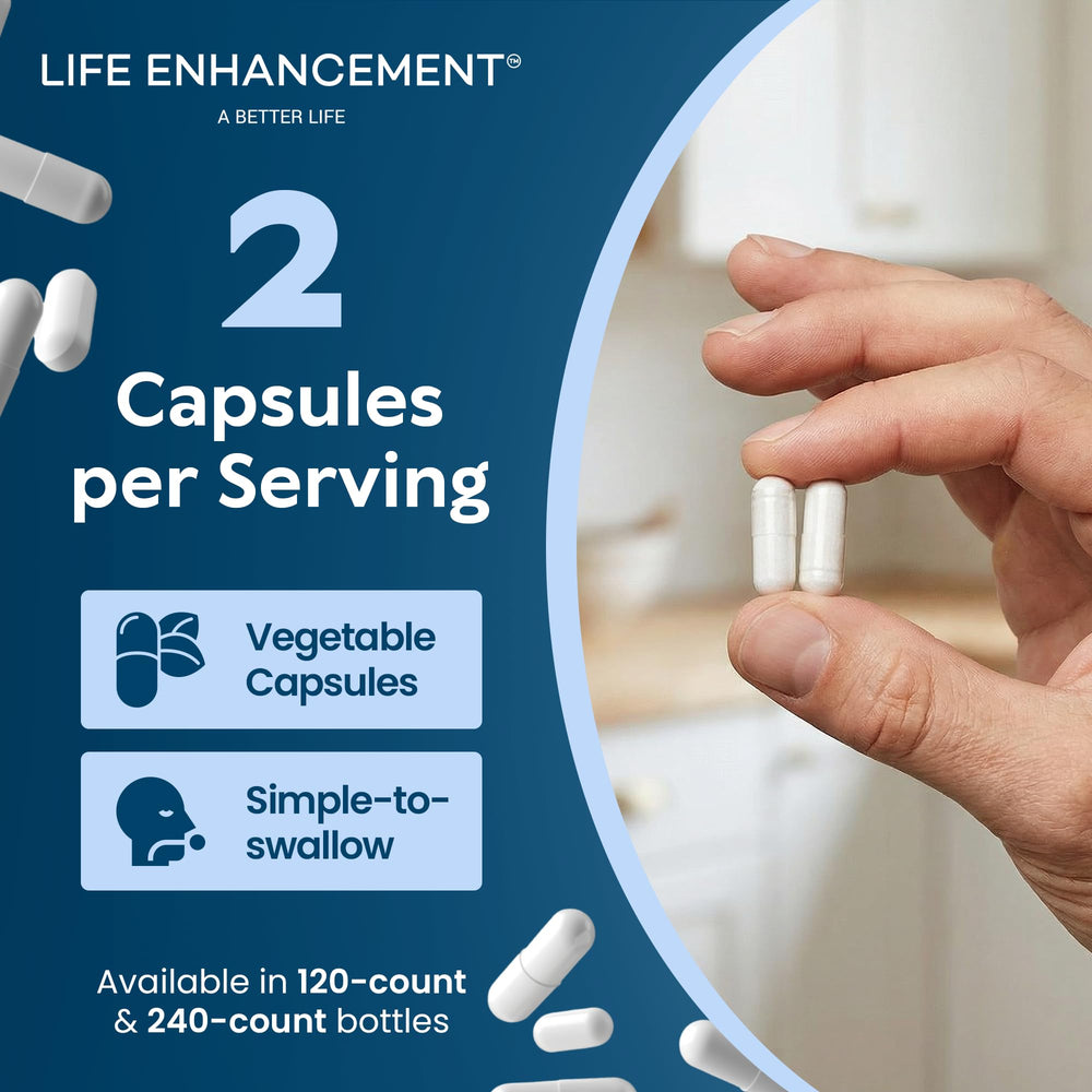 Life Enhancement Potassium bottle on shelf conveys dependable wellness support.
