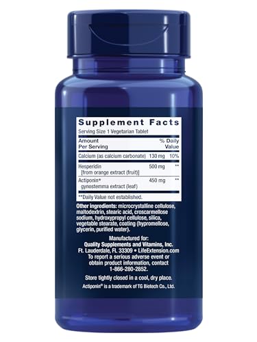 Life Extension AMPK Metabolic Activator bottle label highlights ingredients