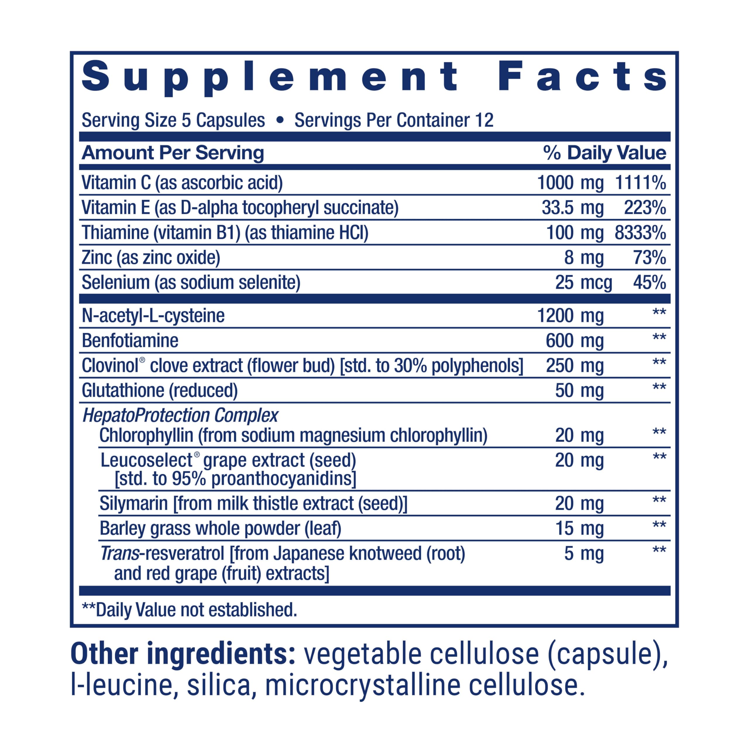 Life Extension Anti-Alcohol Complex capsules pour demonstrates easy daily intake.