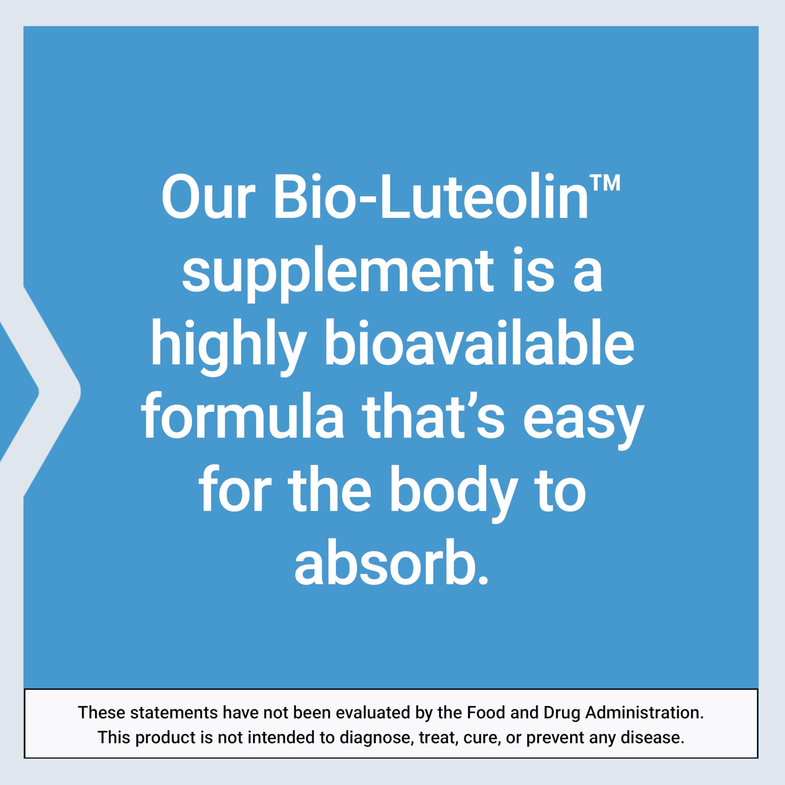 Life Extension Bio-Luteolin COA certificate signaling quality.