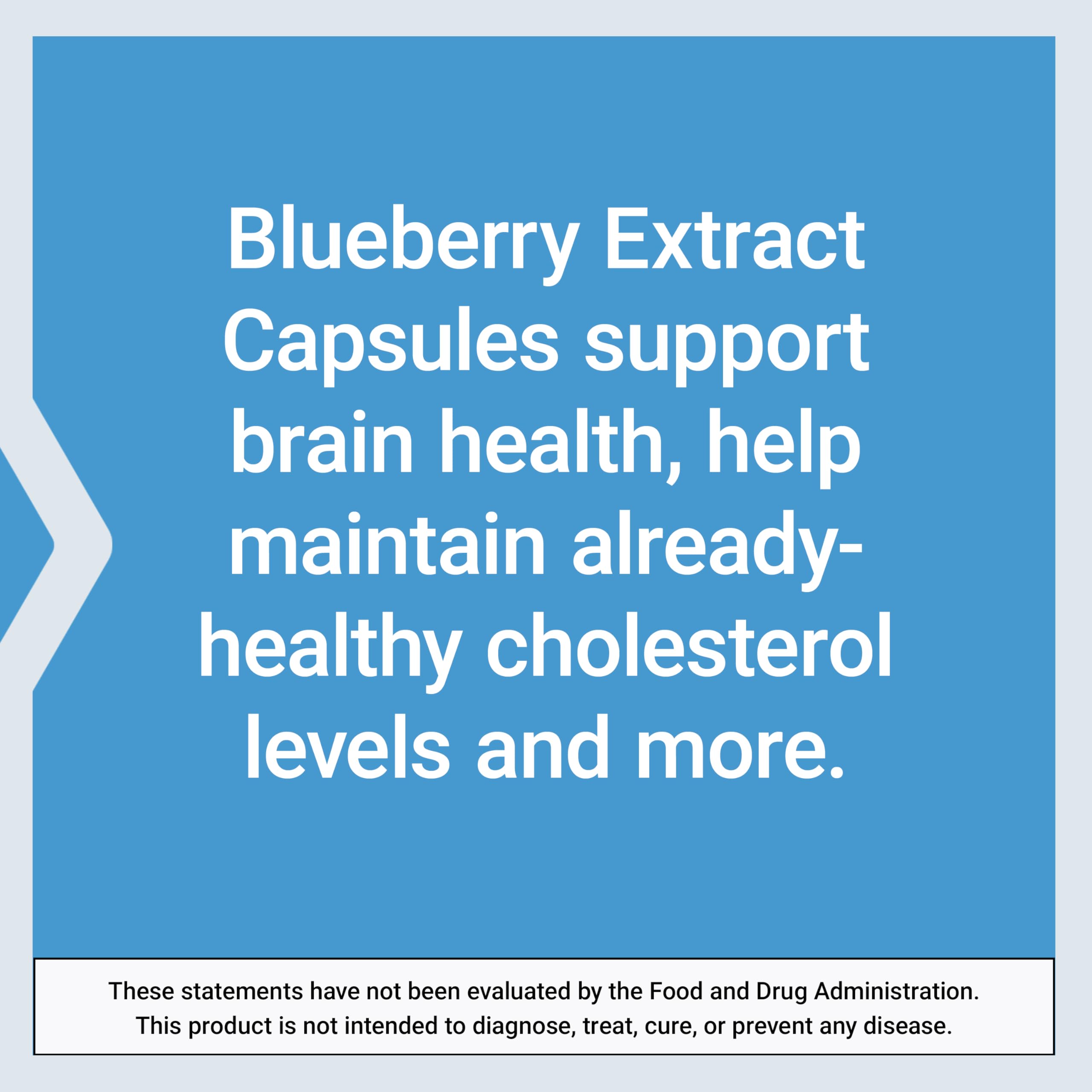 Life Extension Blueberry Extract Capsules non-GMO status badge signals purity.