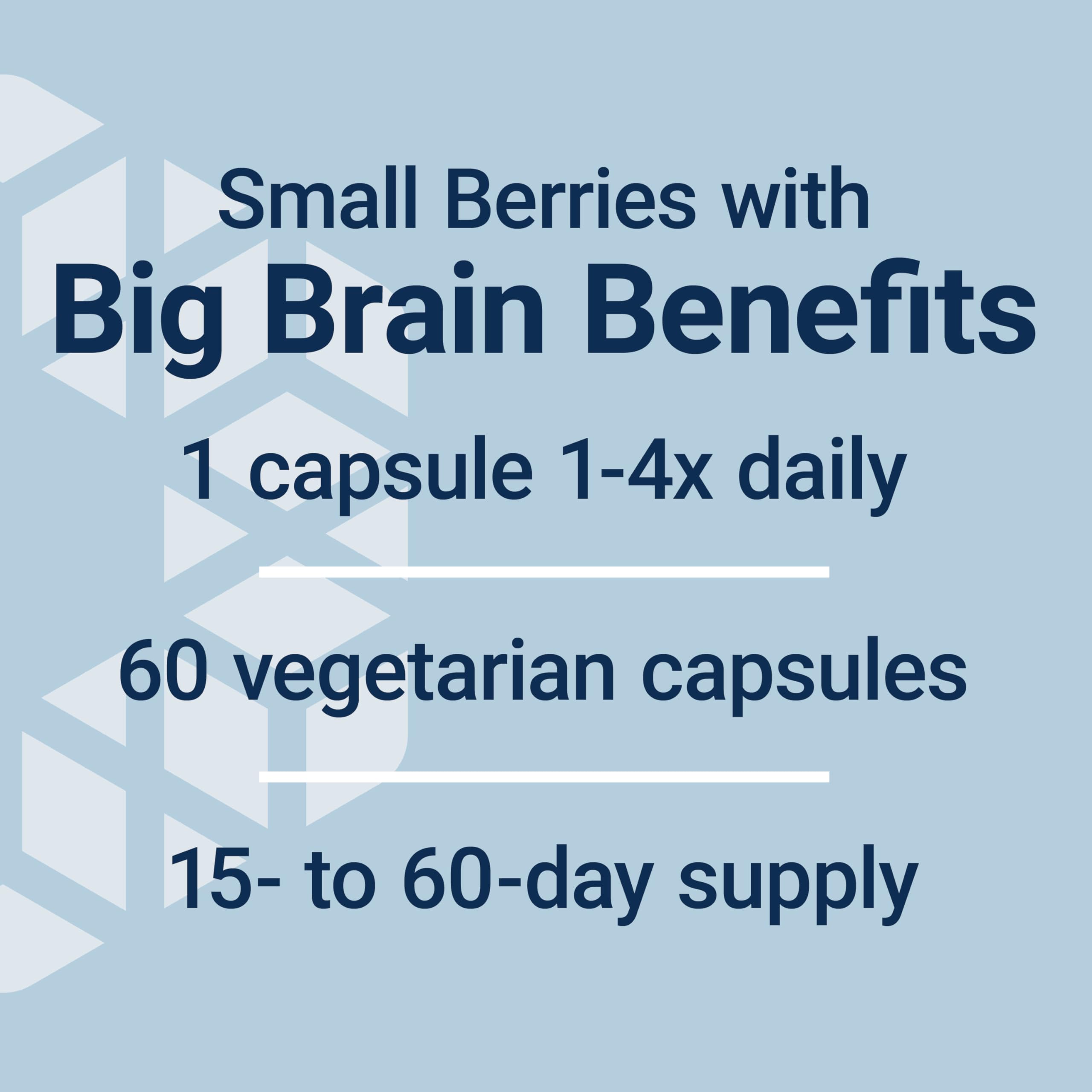 Life Extension Blueberry Extract Capsules vegetarian capsules shown for plant-based health support.