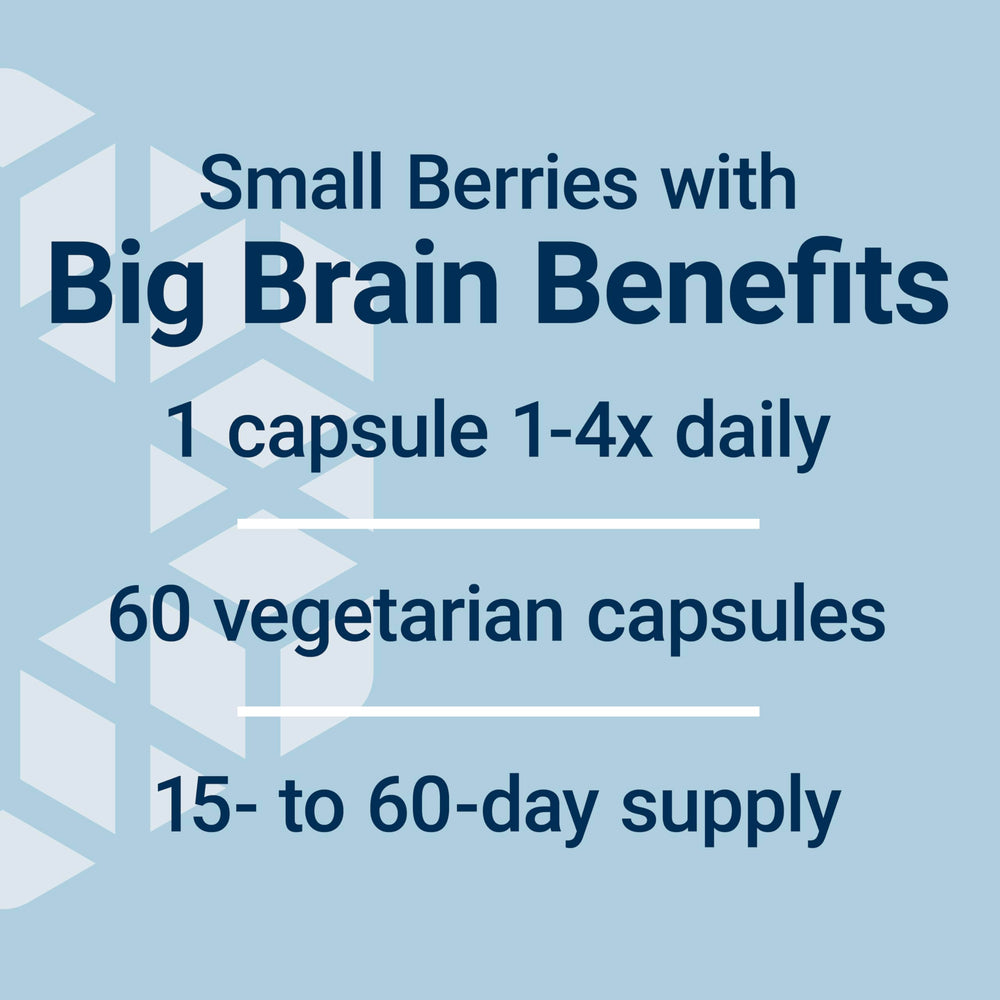 Life Extension Blueberry Extract Capsules vegetarian capsules shown for plant-based health support.