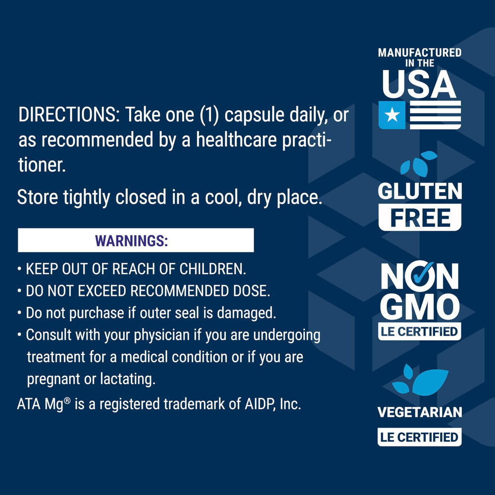 Life Extension Calm-Mag gluten-free badge for dietary compatibility.