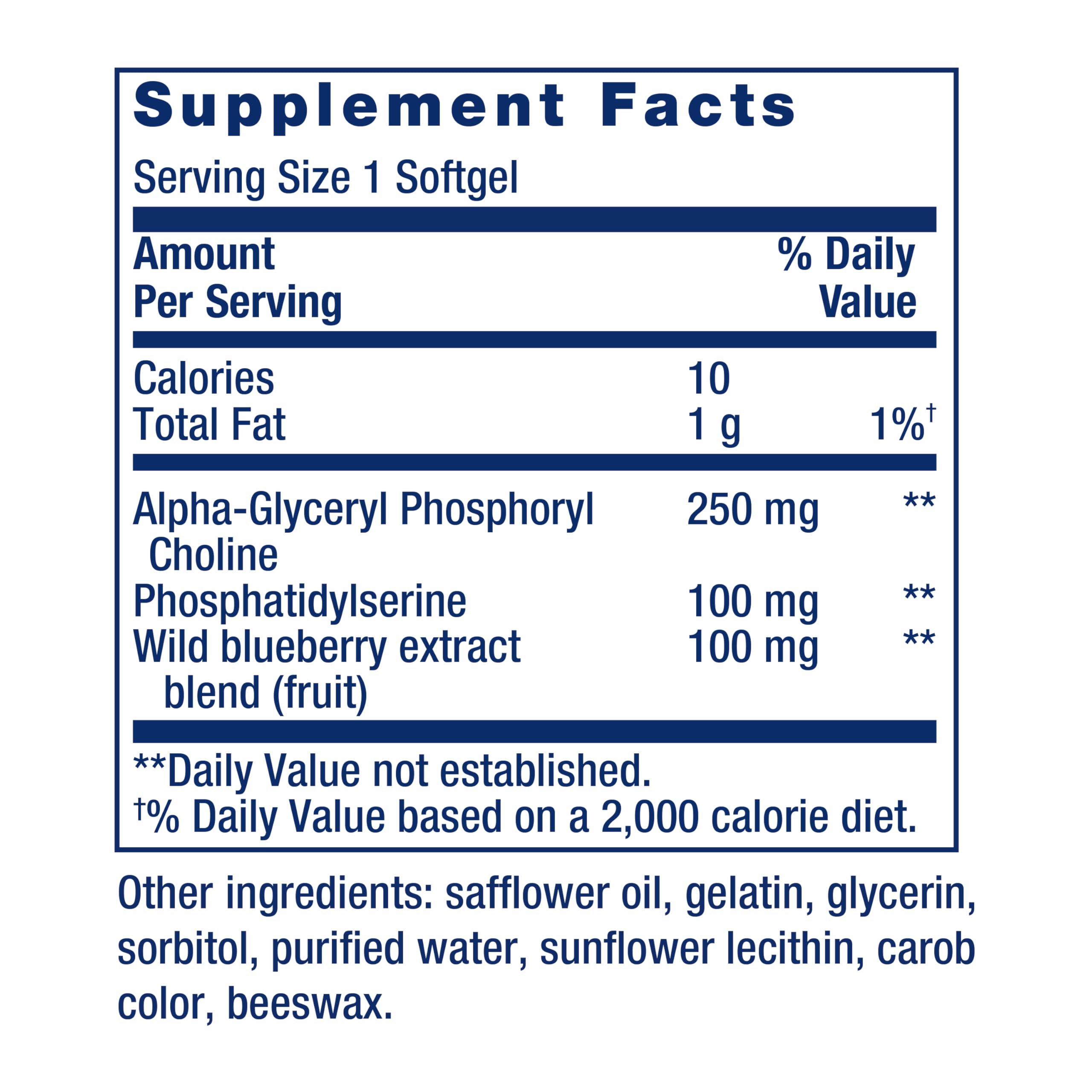 Cognitex Basics Alpha-GPC capsule visual for brain health support.