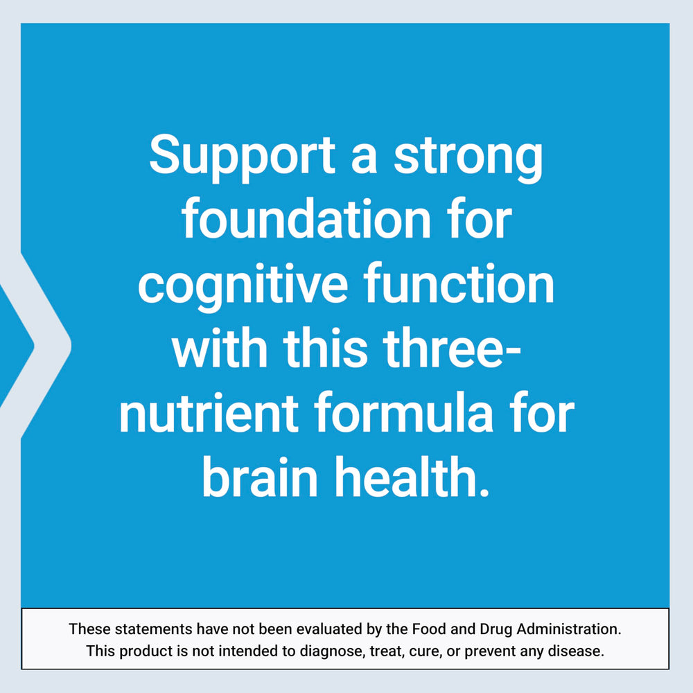 Blueberries next to Cognitex Basics to imply phytonutrient benefits.