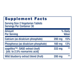 Life Extension Cognitex Elite bottle top view with tablets ready