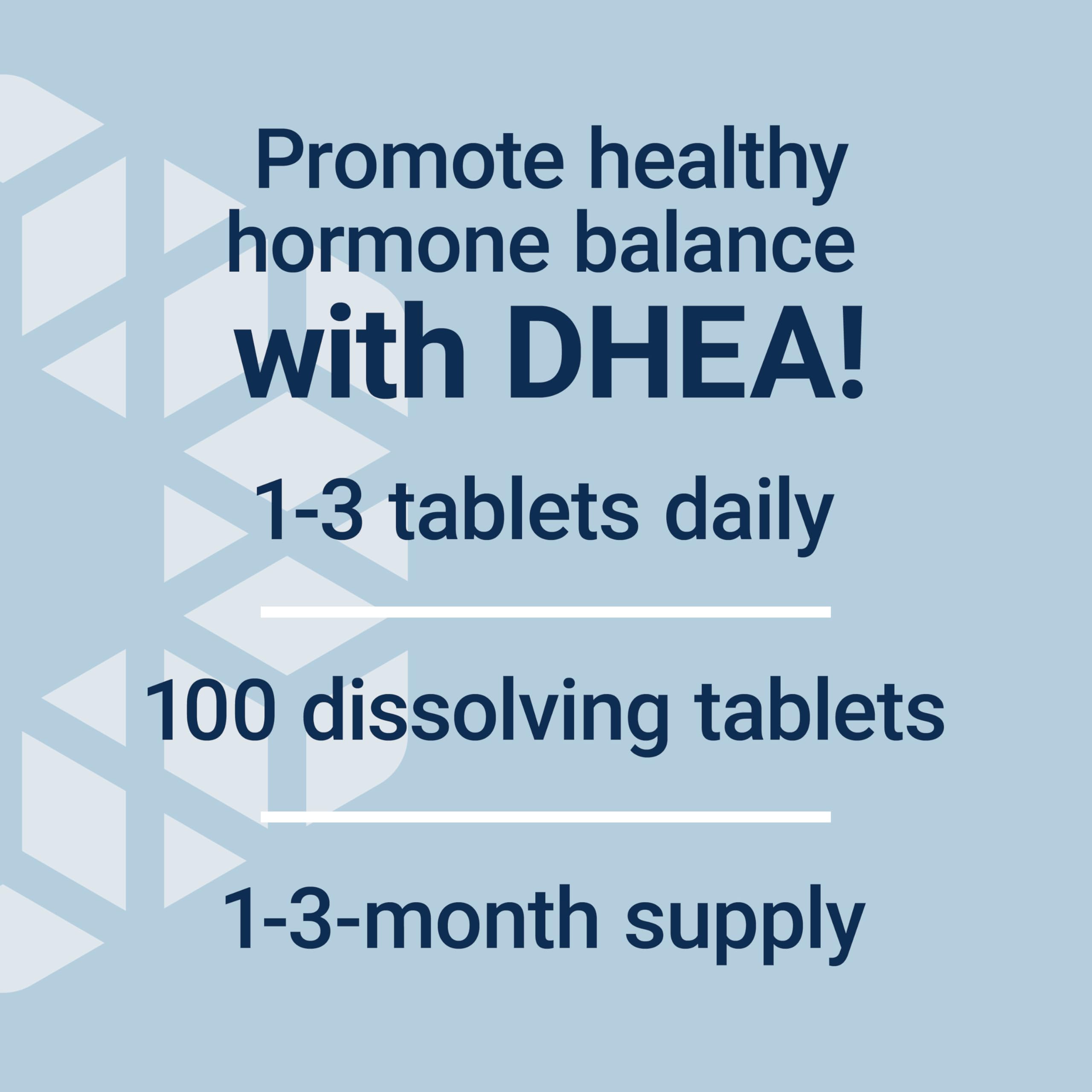 Life Extension DHEA 25 mg label highlighting non-GMO ingredients.