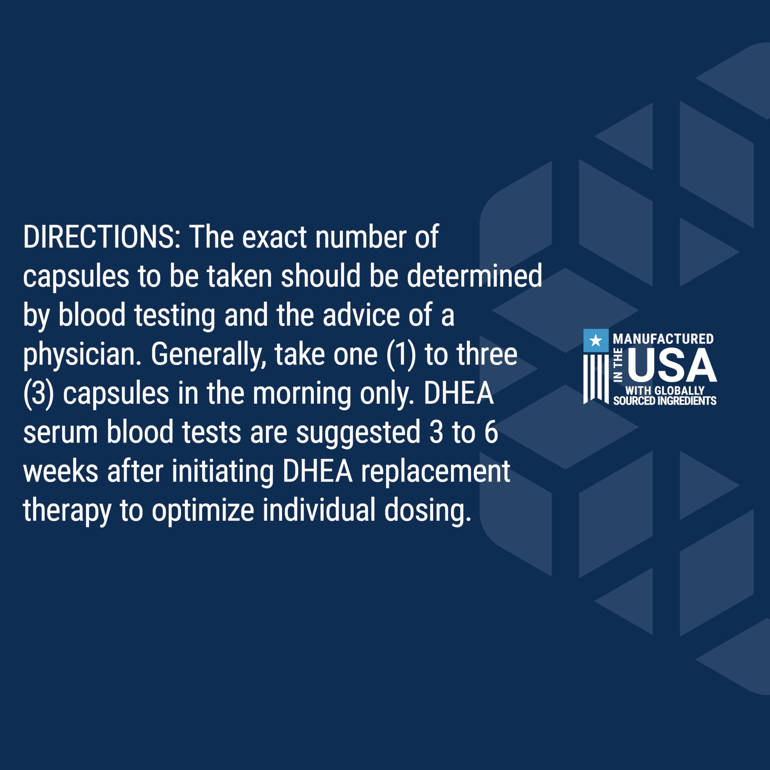 Life Extension COA document validating DHEA purity.