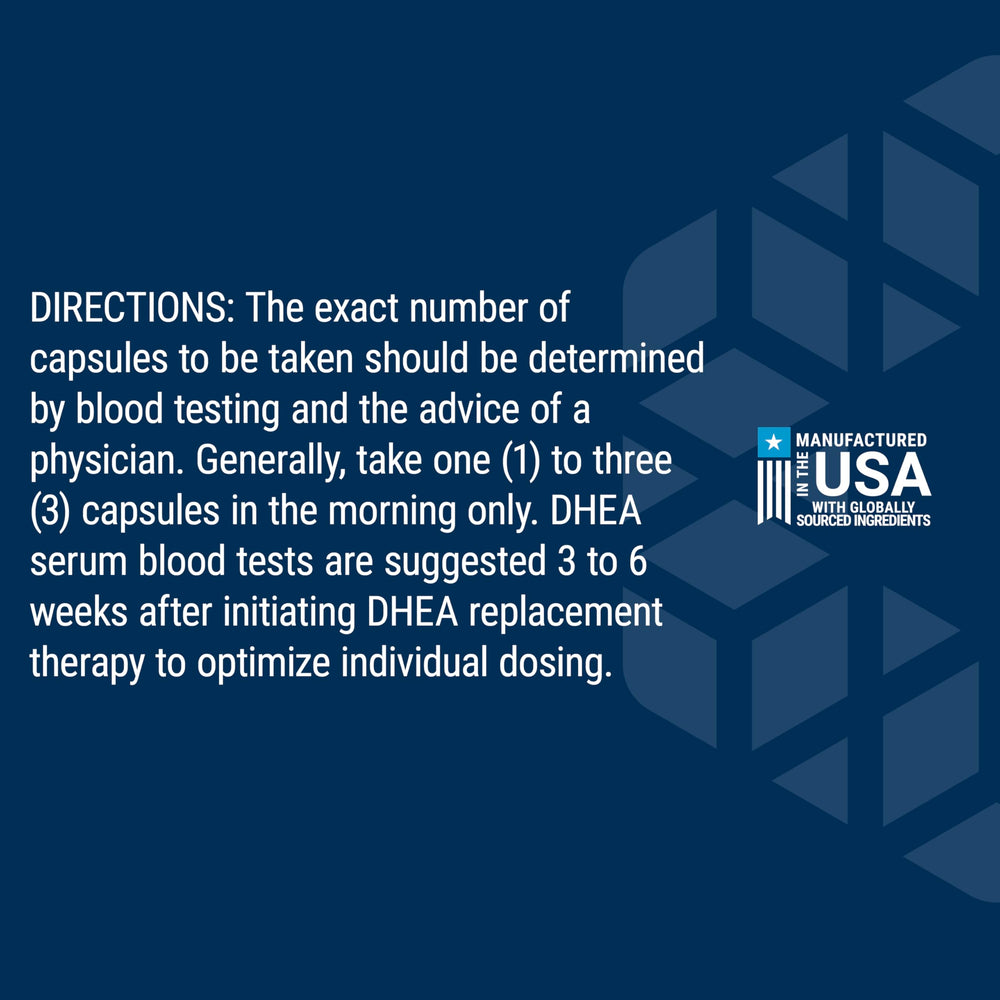 Life Extension COA document validating DHEA purity.