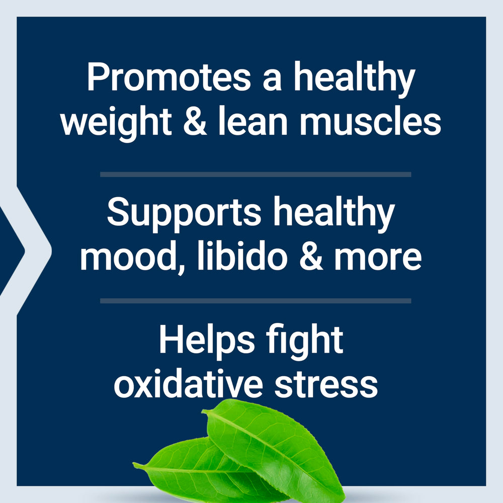 Ingredient icons illustrate green tea, resveratrol, and curcumin for oxidative protection.