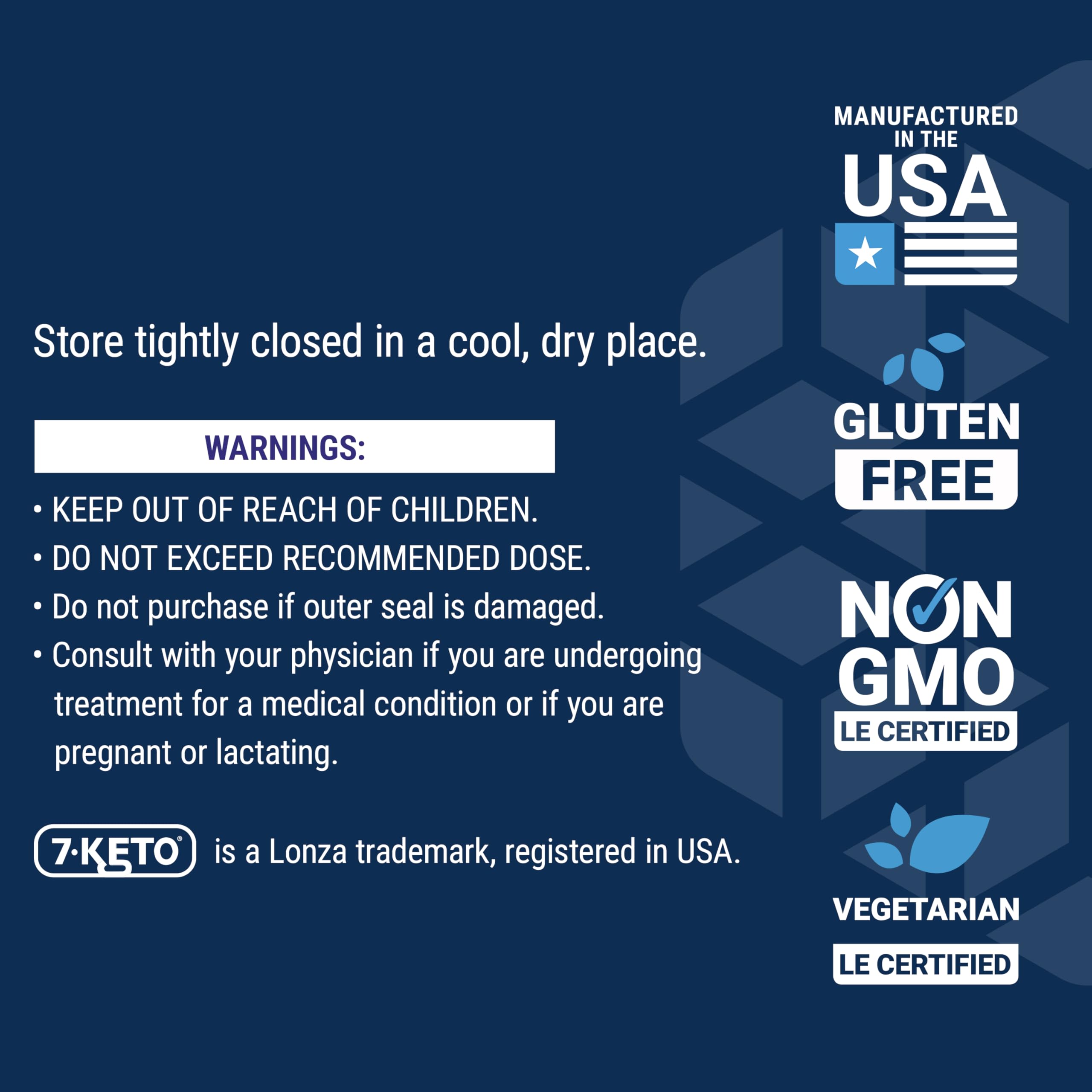 Made in USA stamp reinforces domestic manufacturing and quality control.