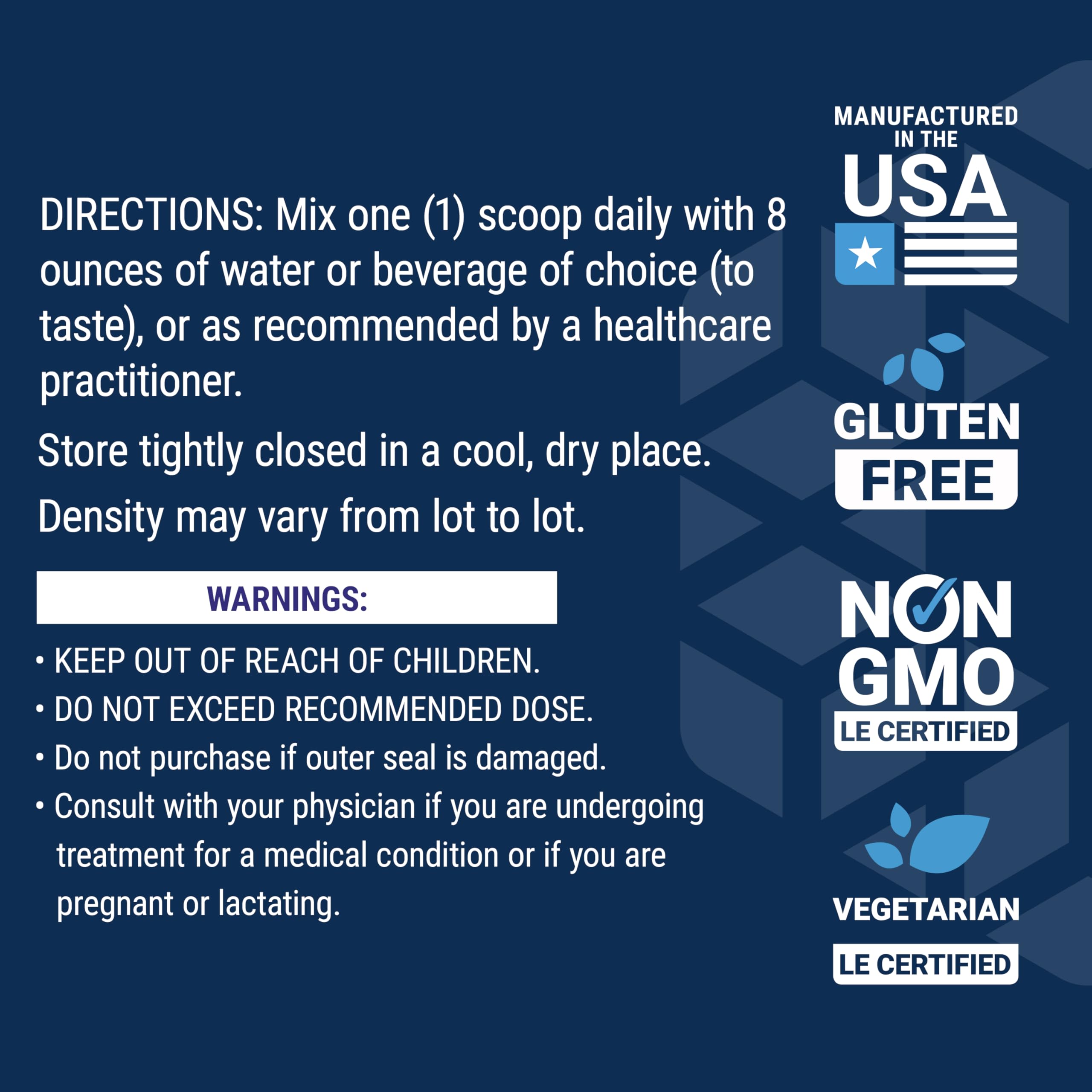 Life Extension Energy Plus bottle-side label communicates gluten-free, non-GMO attributes.