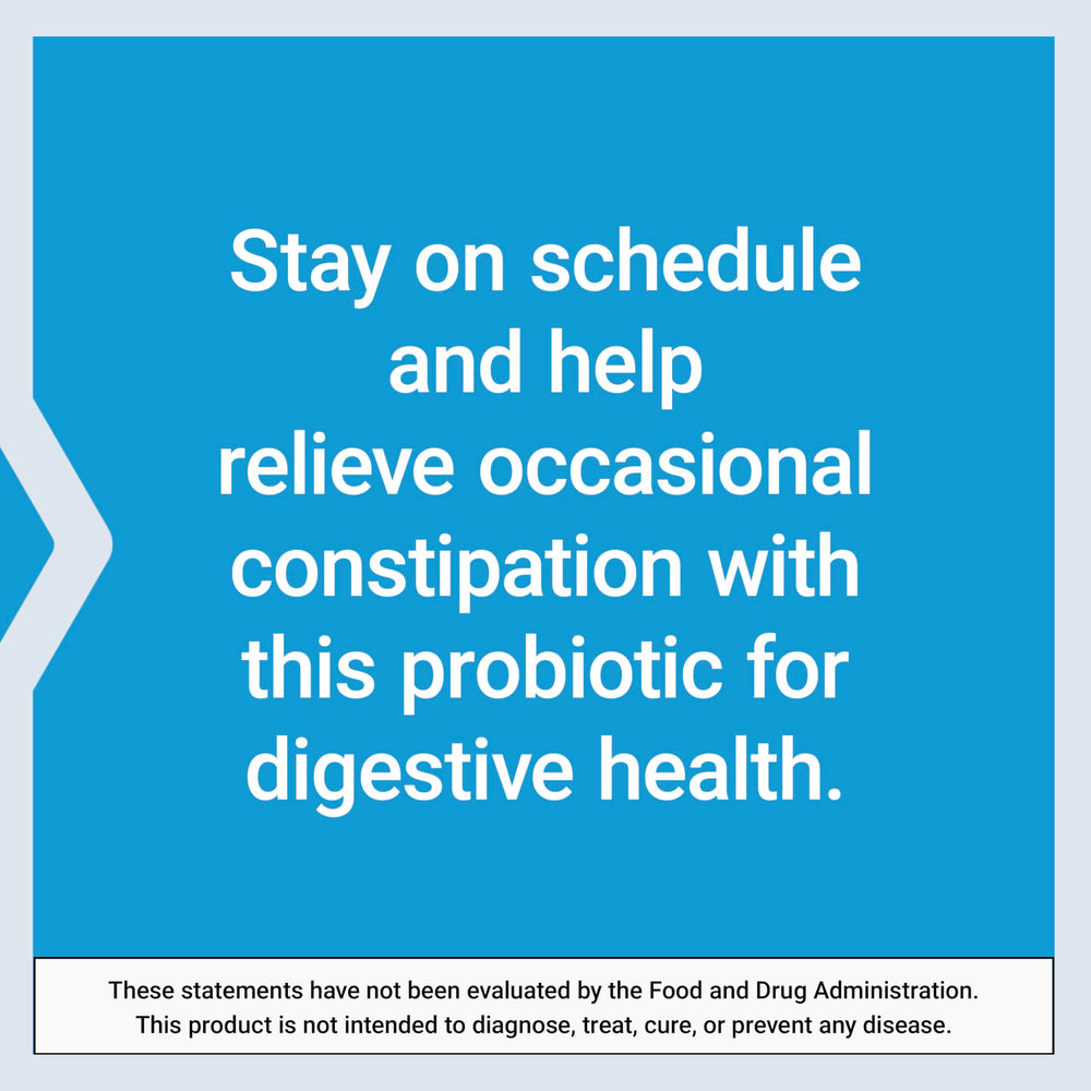 Life Extension FLORASSIST ingredients card shows probiotic variety for transit comfort