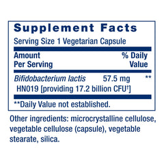 Life Extension FLORASSIST Daily Bowel Regularity label shows non-GMO, gluten-free formula for digestive wellness