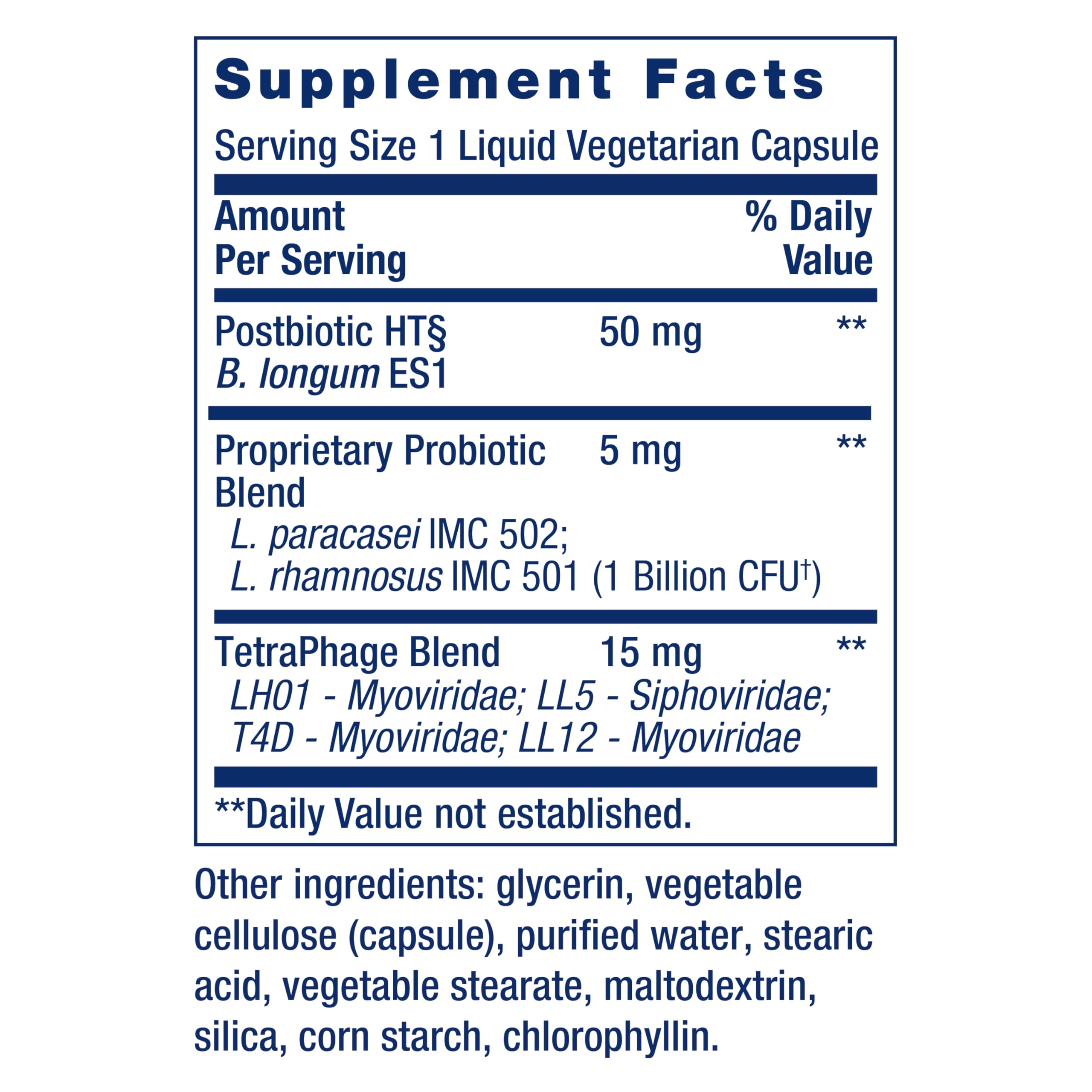 Life Extension FlorAssist GI bottle being poured capsules for daily digestion.
