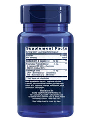 Close-up of Life Extension FlorAssist GI capsules for gut balance.