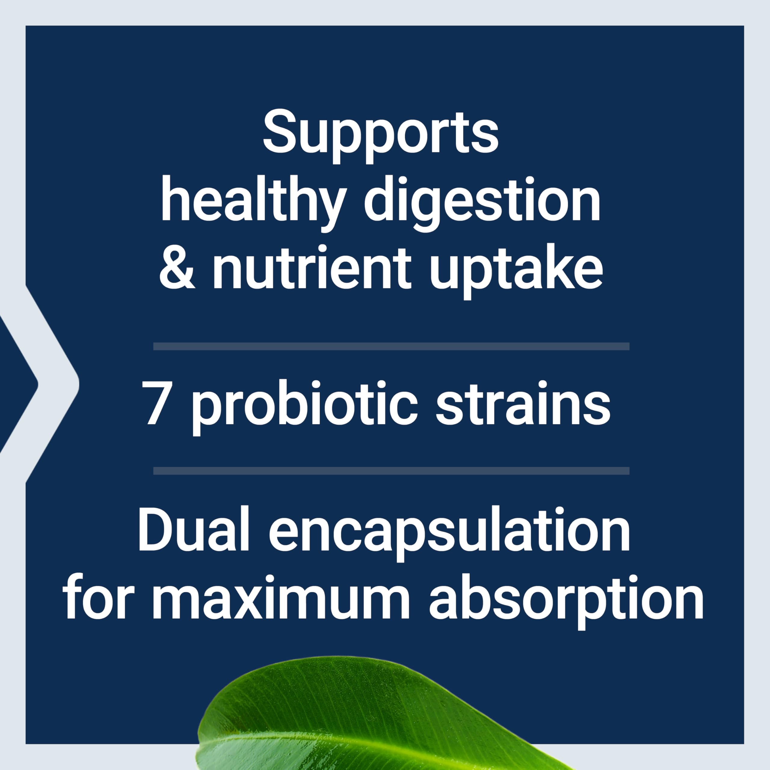 Life Extension FlorAssist GI label showing probiotic blend and benefits.