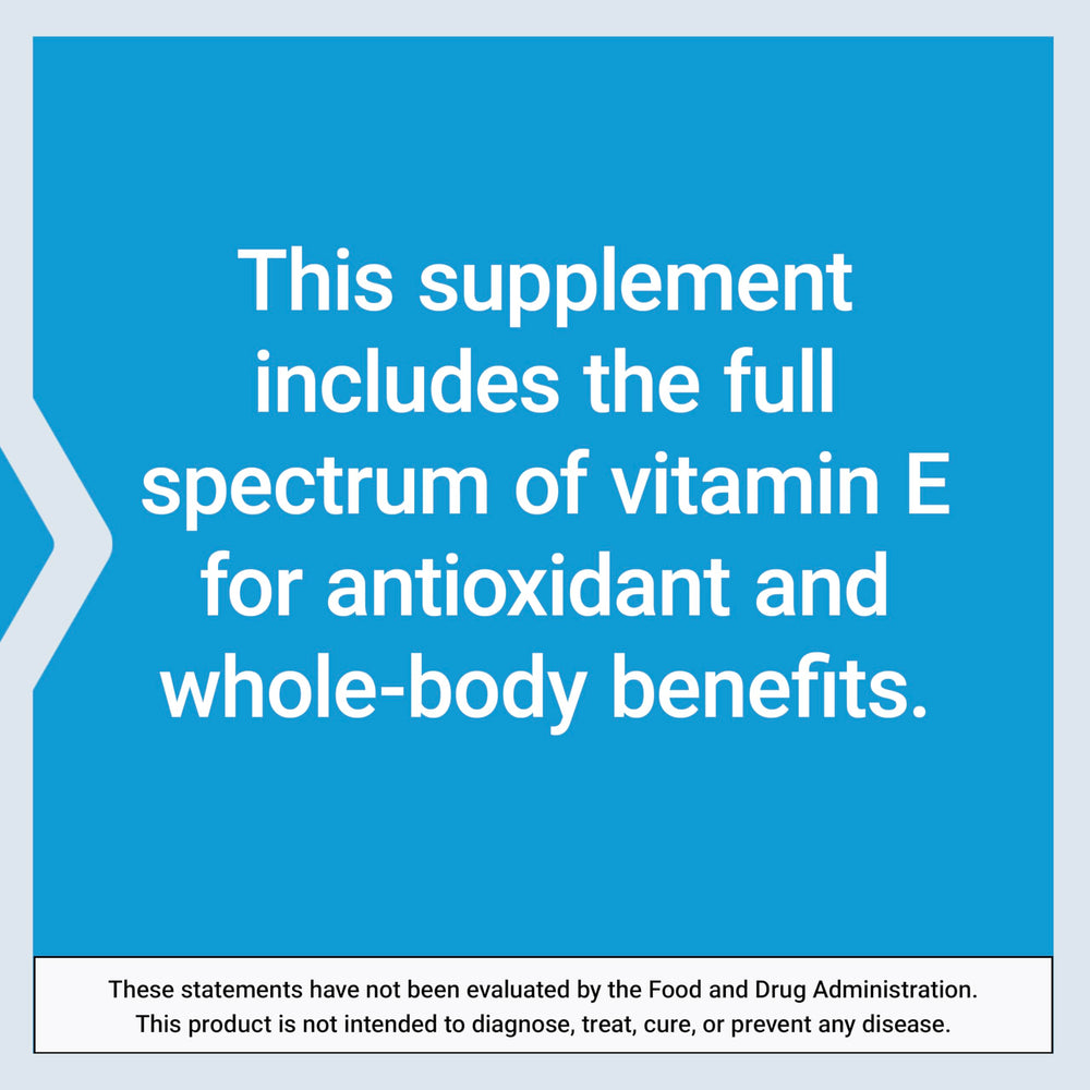 Life Extension Gamma E packaging highlights gluten-free and non-GMO features.