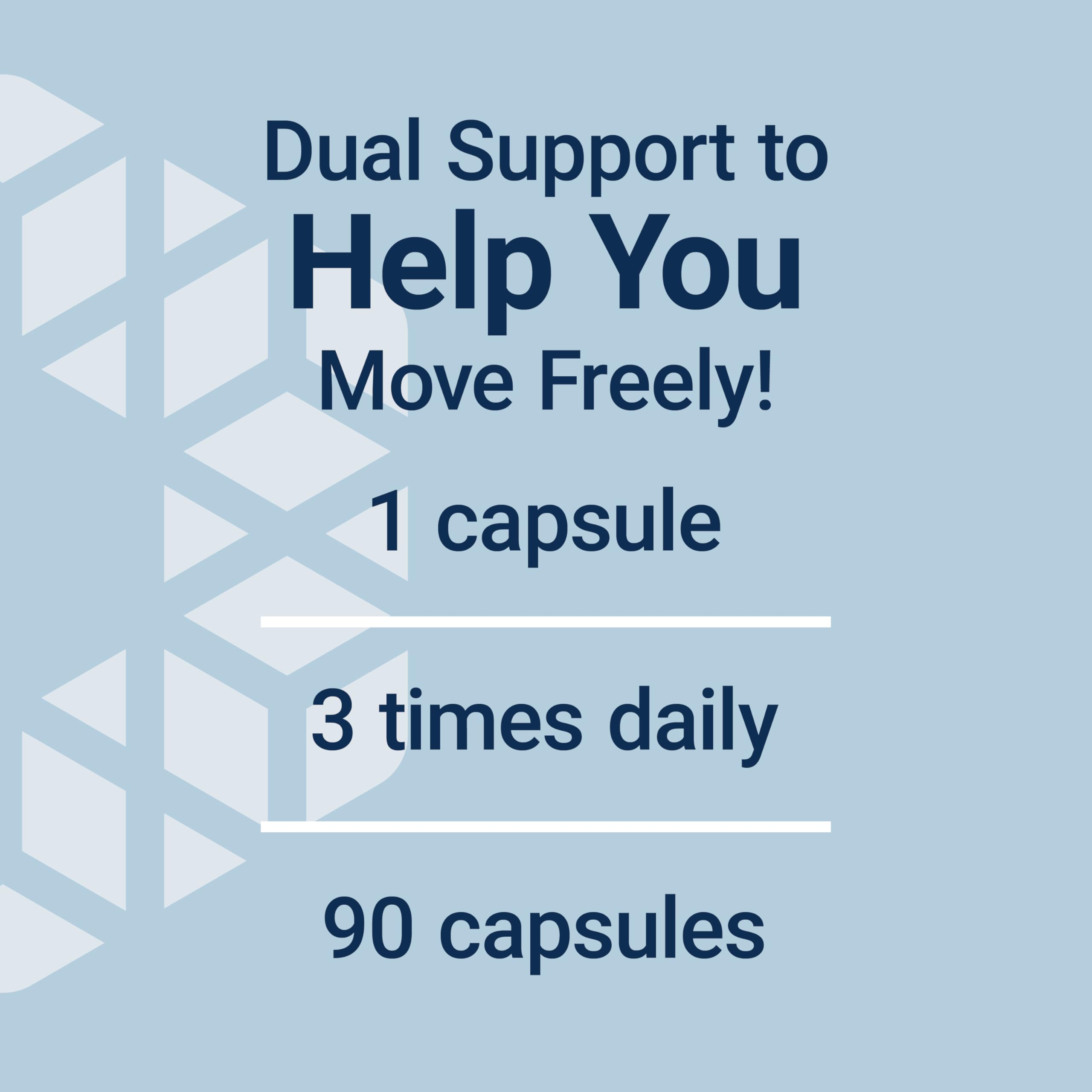 Clinical study graphic suggests potential long-term joint health support.