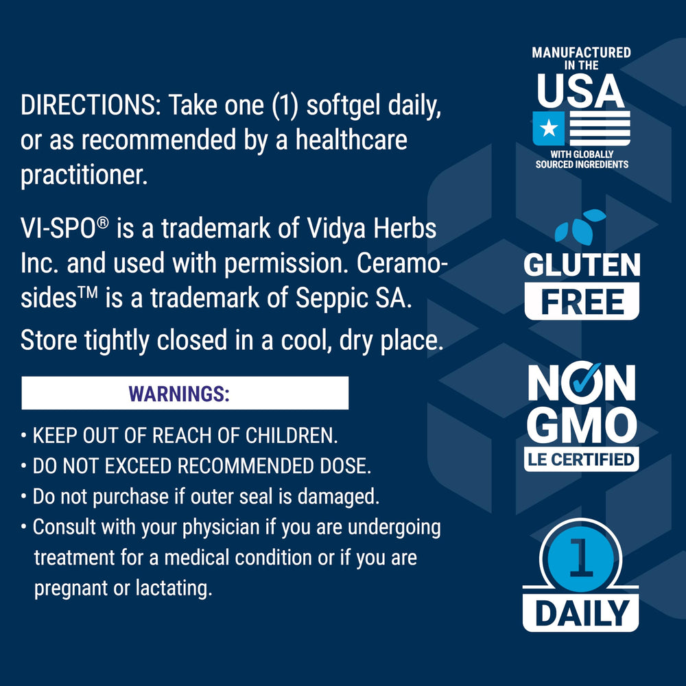 Life Extension Hair Growth for Women gluten-free label for sensitive diets