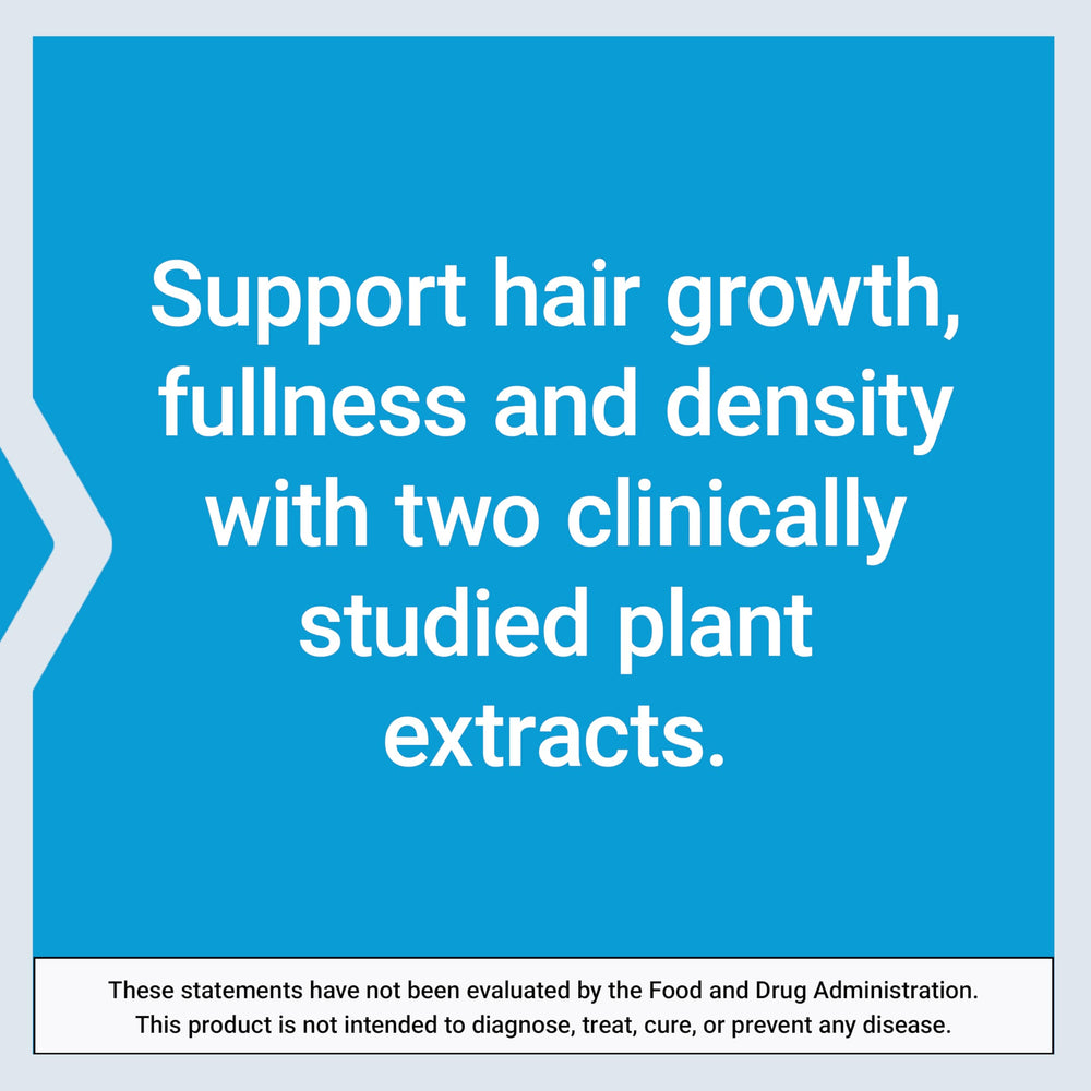 Life Extension Hair Growth for Women non-GMO seal on packaging signals purity