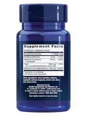 Closeup of Life Extension Homocysteine Resist capsules highlighting vegetarian formulation.