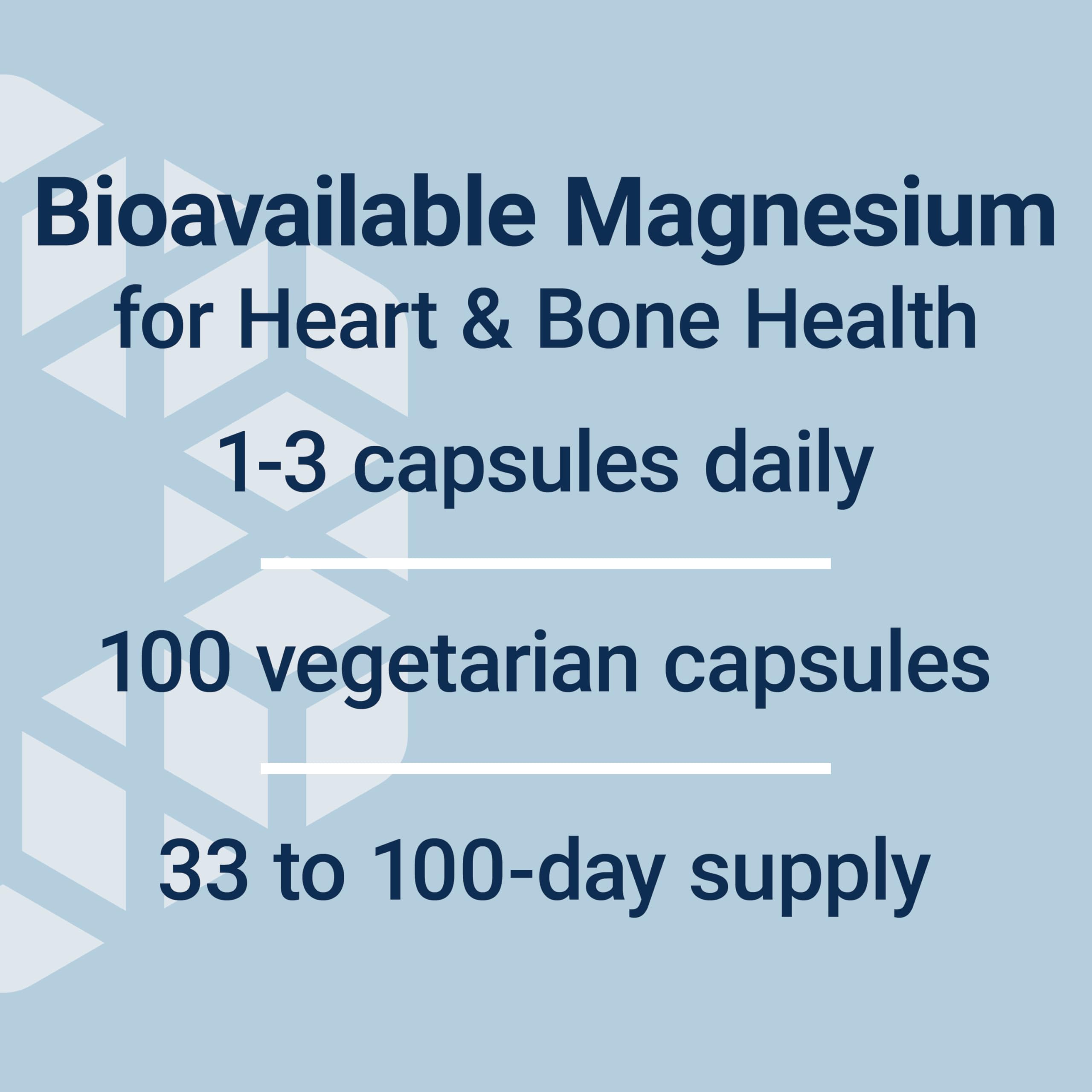 Life Extension Magnesium Citrate capsule closeup showing bioavailable citrate form.