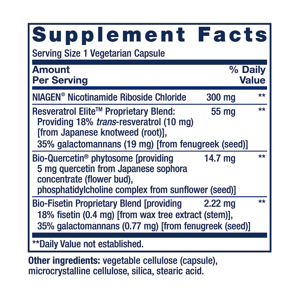 Life Extension Melatonin bottle label highlights high potency and full 60-count capsules.