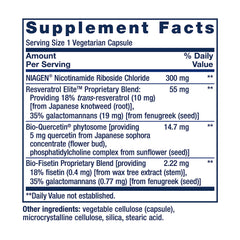 Life Extension Melatonin bottle label highlights high potency and full 60-count capsules.
